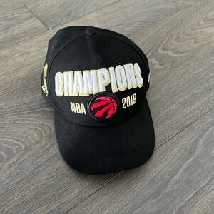 Raptors championship hat